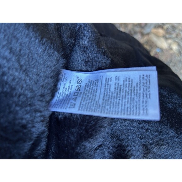 Women’s Faux-fur Lined Hooded Pockets Parka Black Jack By Old Navy Size Medium - Picture 10 of 10